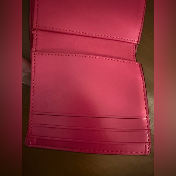 Coach Pink and Brown Women's Wallet - Picture 9 of 12